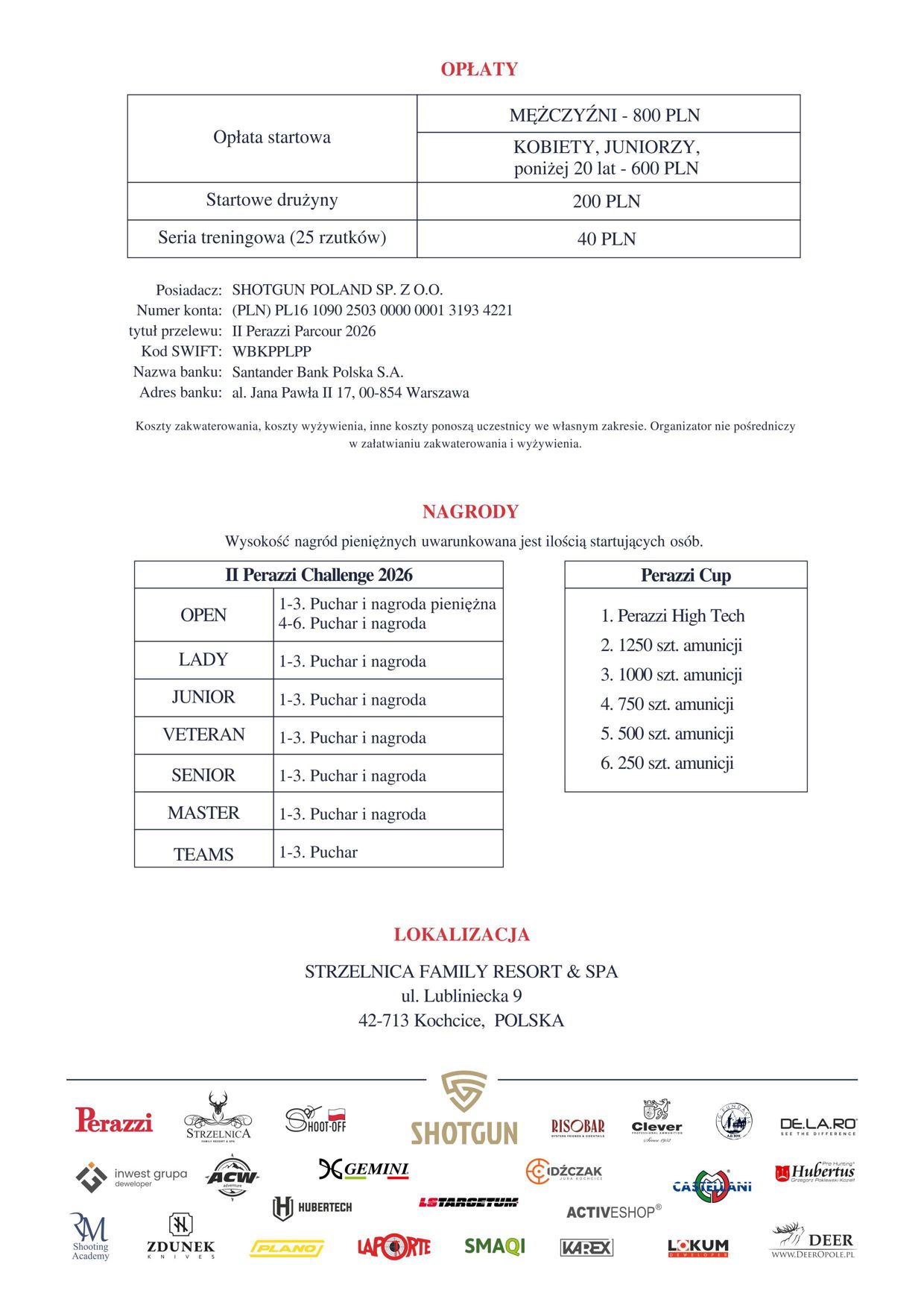 II Perazzi Challeng - zaproszenie-3