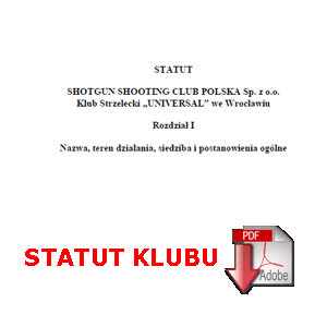 Statut klubu Universal