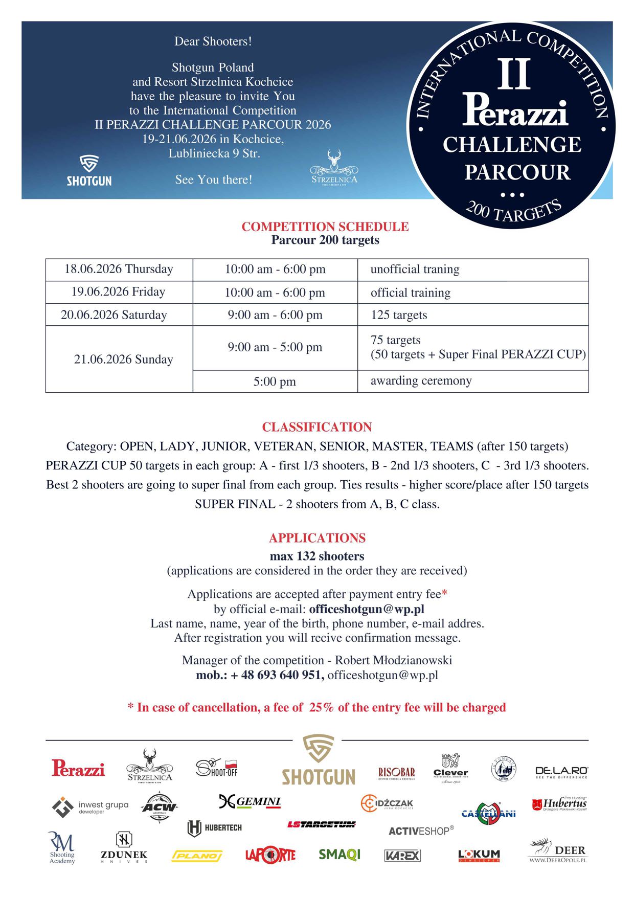 II Perazzi Challeng - zaproszenie-2